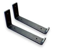 Rustic Shelf Brackets Scaffold Board 225mm Bracket x 2 Heavy Duty Industrial UK Made by MKGT® (225mm Up)