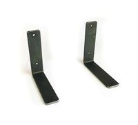 Rustic Shelf Brackets Scaffold Board Heavy Duty Industrial Steel Metal No Lip