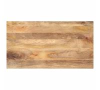 Rustic Solid Mango Wood Tabletop - Multifunctional Replacement Surface for Dining Room or Commercial Use Smooth Finish Easy to Clean