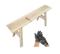 Rustic Solid Wood Entryway Bench Farmhouse Style Narrow Long Seating for Bedroom Living Room Dining Room 40" 50" 60" White Indoor Benches (59" x 9" x 21.65")