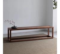 Rustic Solid Wood Farmhouse Bench Old Elm Tea Art Stool 47in Entryway Seating Bedroom Bed End Rectangular Bench Kitchen Wooden Furniture & Stylish