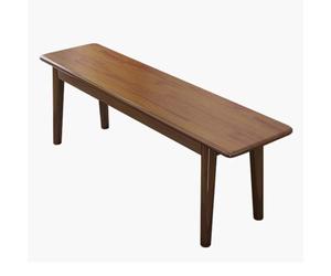 Rustic Solid Wood Farmhouse Dining Bench - 180cm Versatile Entryway, Living Room & Bedroom Seating - Durable Outdoor & Indoor Use, Stylish Brown Finish
