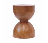 Rustic Solid Wood Tree Stump Stool - Unique Side Table for Living Room & Bedroom Natural Accent Furniture for Homestays & Hotels Charming Rustic Decor