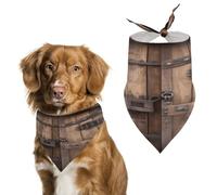 Rustic Stall Wooden Door Easter Dog Bandanas for Small Medium Large Dogs,Cat Dogs,Pet Scarf - Polyester Cute Bibs.Triangle Pet Scarf for Puppy Pet,Personalized Birthday/Party Fun Idea Gift