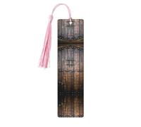 Rustic Stall Wooden Door Wooden Bookmark Perfect Decoration for Bookmarks Lovers Students Reading Book Club