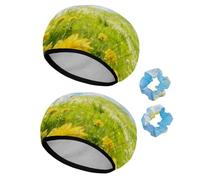 Rustic Stone Bridge Premium Soft-Touch Shower Cap