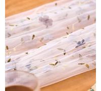 Rustic Style Floral Embroidered Lace Tablecloth Polyester Dining Room for Decor Party Wedding Banquet Soft Easy Care Washable Fabric Home Kitchen for textile White Gray Blue Pink Red Brown 150x150cm
