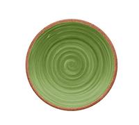 Rustic Swirl Green Melamine Side Plate Set (1)