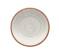 Rustic Swirl Ivory Melamine Side Plate Set (1)