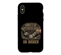 Rustic UK British Amateur Archaeologist Digger UK History Case for iPhone X/XS