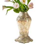 Rustic Vase, Small Flower Vase, Art Decorative Decor, Elegant Pampas Grass Pot, Luxury Boho Decorations, Agate Color, Vintage Handmade Planter For Wedding Decor