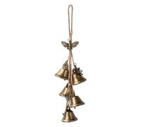 Rustic Witch Door Bell Hanger, Door Knob Wind Chime Bells Decoration Use, Stylish Hanging Chime Accessory, Home Restaurant Entry Decor, Spiritual Ambient Bell for Doorway Energy Style