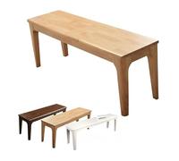 Rustic Wooden Bench for Indoor Use Shoe Storage Entryway Stool Dining Chair or Bed End Bench Available in 80/100/120/140/150/160/180 cm (Natural Finish 100 cm)