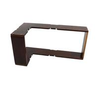 ＡＷＨＡＯ Rustic Wooden Corner Wall Shelf, Easy to Install, 90-degree Angled Storage for Knick-knacks in The Living Room, Children's Room, Or Other, Without Light