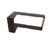 ＡＷＨＡＯ Rustic Wooden Corner Wall Shelf, Easy to Install, 90-degree Angled Storage for Knick-knacks in The Living Room, Children's Room, Or Other, with Light