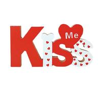 Rustic Wooden Message Block - Standing Letter Table Sign for Home Decor, Wedding Desk Word Display | Ceremony Birthday