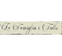 Rustic Wooden Signs Italian Quote Sign Family is Everything La Famiglia E Tutto Housewarming Sign Wall Art Decor Kitchen Cafe Pub Decor Gift 8x12 INCH