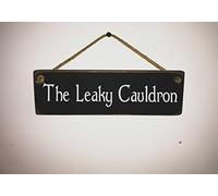 Rustic Wooden Signs The Leaky Cauldron Wood Signs Wall Art Decor Kitchen Cafe Pub Gift 6x16 INCH