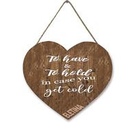 Rustic Wooden Signs to Have and to Hold in Case You Get Cold Sign, Blankets for Wedding Guests, Shawl Sign Wall Art Decor Kitchen Cafe Pub Decor Gift 14x12 INCH