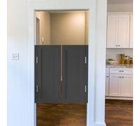 Rustic Wooden Swinging Cafe Doors | Western Decor, Easy Installation, Durable Double Door Design for Home, Restaurant, Bar, and Cafe Use