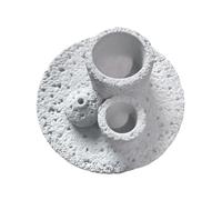 Rustics Cement Incenses Burners Holder For Sages Stick Spiritual Ritual Relaxation Meditations Ritual Accessories Sages Stick Holder With Ashes Catchers