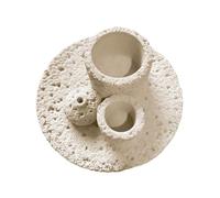 Rustics Cement Incenses Burners Holder For Sages Stick Spiritual Ritual Relaxation Meditations Ritual Accessories Sages Stick Holder With Ashes Catchers