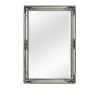 rustin vintage design wall bedroom mirror in silver frame