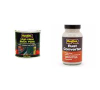 Rustins 250ml High Heat Paint - Black, HRBL250 & R