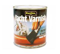 Rustins 500Ml Yacht Varnish Satin For Marine Wood Protection