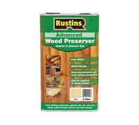 Rustins Wood Preserver AWCL5000 Advanced Clear 5L
