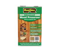 Rustins Advanced Wood Preserver Mid Brown 5 litre RUSAWPMB5L