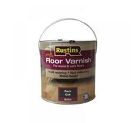 Rustins AFDO2500 Quick Dry Coloured Floor Varnish Dark Oak 2.5 Litre