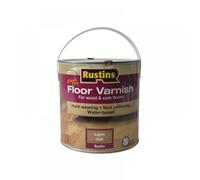 Rustins AFLO2500 Quick Dry Coloured Floor Varnish Light Oak 2.5 Litre