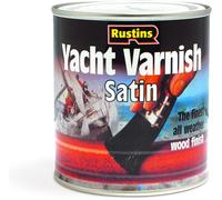 Rustins All Weather Yacht Finest Varnish Satin/ Gloss Finish 250ml/ 500ml / 1L