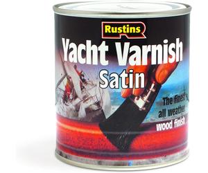 Rustins All Weather Yacht Finest Varnish Satin/ Gloss Finish 250ml/ 500ml / 1L