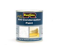 Rustins Anti-Condensation Paint Matt White 1L Mould Resistant Interior RUS3073