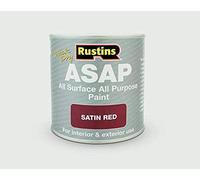 RUSTINS ASAP All Purpose All Surface Satin Paint Red 500ml