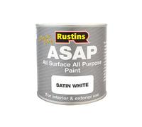 Rustins Asap Paint White 1 Litre | Size: 1L Rustins White 1L
