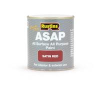 Rustins Paint ASAP – All-Surface All-Purpose – Red – 1 L (Pack of 1)