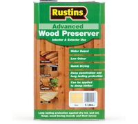 Rustins AWCL5000 Advanced Wood Preserver, Clear 5L