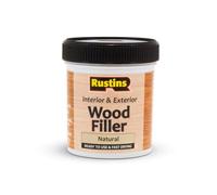 Rustins AWOON250 Acrylic Wood Filler, Natural, 400g- Multi-Purpose Wood Repair Compound for Cracks, Gaps, & Surface Imperfections - Quick-Drying, Sandable, & Paintable for Interior & Exterior Use