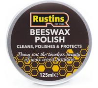 Rustins Beeswax Polish for Wood Furniture, 125ml, Cleans and Protects