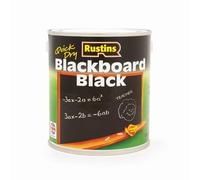 Rustins Blackboard Black Paint 2.5L - Premium Chalkboard Coating for Creative Spaces
