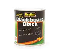 Rustins Blackboard Black Paint 2.5L - Premium Chalkboard Coating for Creative Spaces