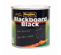Rustins Blackboard Black Paint 250ml