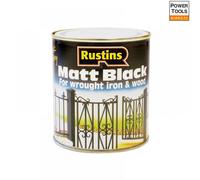 Rustins 1L Quick Dry Paint - Matt Black
