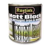 Rustin's Blam500 Paint, Matt, Black, 500ml