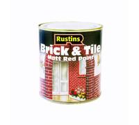 Rustins BRIT500 500ml Brick and Tile Paint - Red