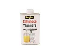 RUSTINS Cellulose Thinners 1L - - Professional Solvent for Cellulose Paints and Lacquers; Cleans Brushes, Spray Guns and Equipment; Fast-Evaporating Formula in Various Sizes