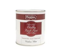 Rustins Chalky Finish Paint 250ml Windsor White